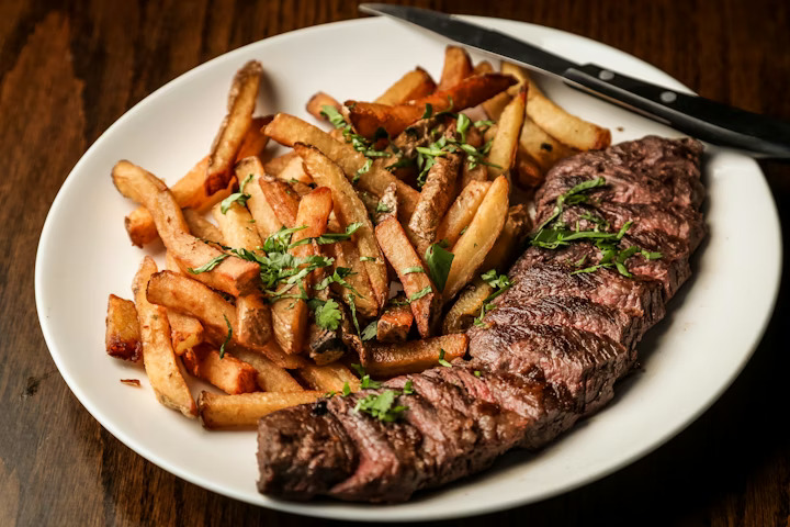 Premium tenderloin steak, perfectly seared